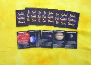 Solar System Dance Cards. Prototype v01.