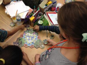 Hands-on fun with The Puzzle of Life at Toluca Lake Elementary.